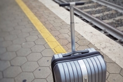 at the train station, Verona, Italy